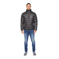 Black - Side - Duck and Cover Mens Shemmy Quilted Jacket