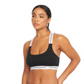 Grey-Black - Pack Shot - Crosshatch Womens-Ladies Sophea Bralette (Pack of 2)