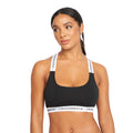 Grey-Black - Close up - Crosshatch Womens-Ladies Sophea Bralette (Pack of 2)