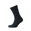 Black-Navy Blazer-Charcoal Marl - Lifestyle - Life & Glory Mens Richmond Socks (Pack of 7)