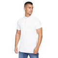 White - Front - Crosshatch Mens McClay Polo Shirt