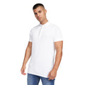 White - Side - Crosshatch Mens McClay Polo Shirt