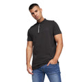 Black - Side - Crosshatch Mens McClay Polo Shirt