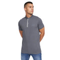 Charcoal - Front - Crosshatch Mens McClay Polo Shirt