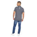 Charcoal - Back - Crosshatch Mens McClay Polo Shirt
