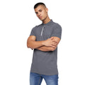 Charcoal - Side - Crosshatch Mens McClay Polo Shirt