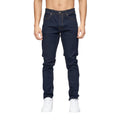 Indigo - Front - Crosshatch Mens Buraca Slim Jeans