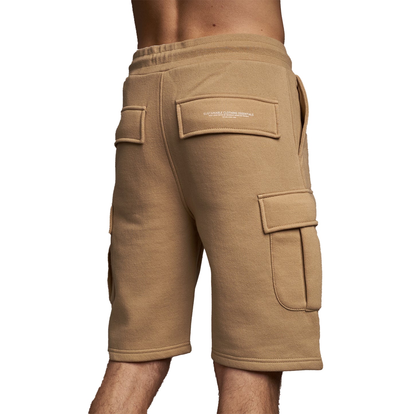 Sand - Back - Juice Mens Handley Combat Shorts