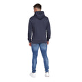 Navy - Back - Duck and Cover Mens Hillman Hoodie