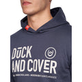 Navy - Lifestyle - Duck and Cover Mens Hillman Hoodie