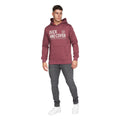 Wine - Pack Shot - Duck and Cover Mens Hillman Hoodie