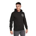Black - Front - Duck and Cover Mens Macksony Marl Hoodie