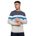 Grey Marl - Front - Duck and Cover Mens Fremmington Knitted Jumper