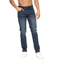 Black Wash - Front - Crosshatch Mens Malcolm Slim Jeans