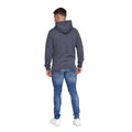 Navy - Back - Duck and Cover Mens Gremter Hoodie
