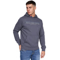 Navy - Front - Duck and Cover Mens Gremter Hoodie
