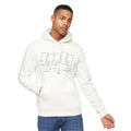 Off White - Front - Crosshatch Mens Maxima Hoodie