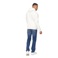 Off White - Back - Crosshatch Mens Maxima Hoodie
