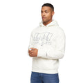 Off White - Side - Crosshatch Mens Maxima Hoodie