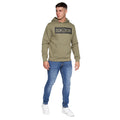 Olive - Pack Shot - Duck and Cover Mens Quantour Hoodie