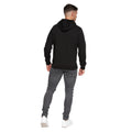 Black - Back - Duck and Cover Mens Quantour Hoodie