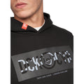 Black - Side - Duck and Cover Mens Quantour Hoodie