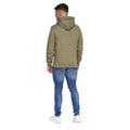 Olive - Back - Duck and Cover Mens Quantour Hoodie