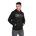 Black - Front - Duck and Cover Mens Quantour Hoodie