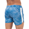 Blue - Back - Crosshatch Mens Salsola Swim Shorts