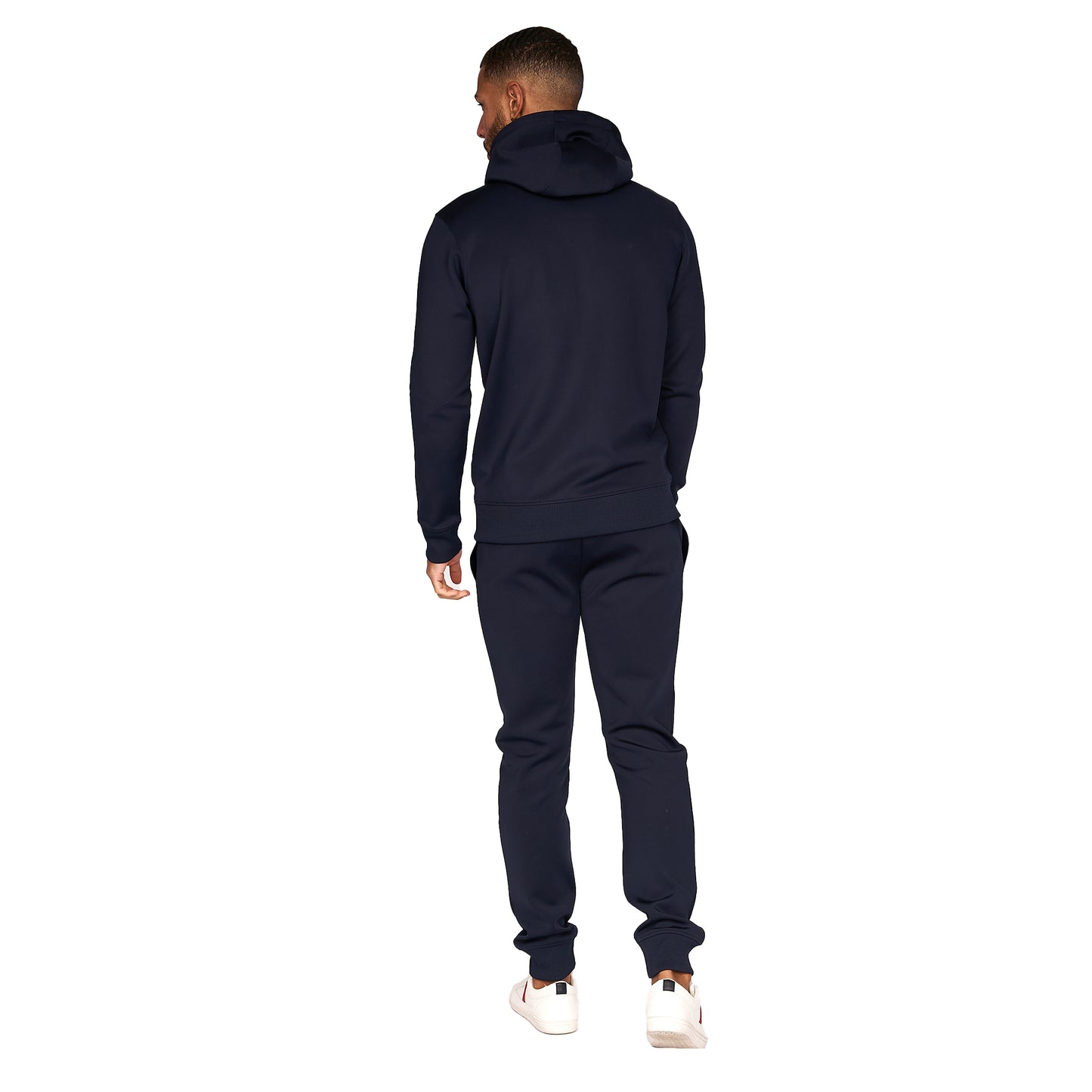 Navy - Back - Crosshatch Mens Bradleys Tracksuit