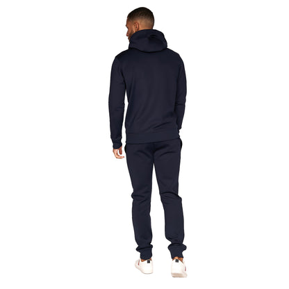 Navy - Back - Crosshatch Mens Bradleys Tracksuit