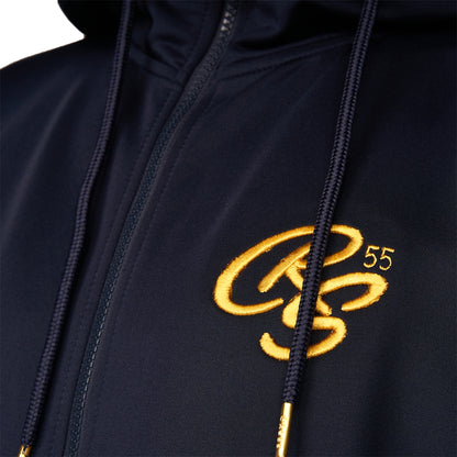 Navy - Close up - Crosshatch Mens Bradleys Tracksuit