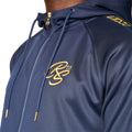 Navy - Side - Crosshatch Mens Benefice Tracksuit