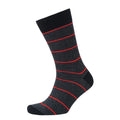 Black - Back - Money Mens Stripe Socks (Pack of 3)