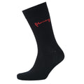 Black - Side - Money Mens Stripe Socks (Pack of 3)