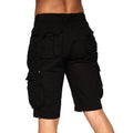Black - Back - Crosshatch Mens Chaseforth Shorts