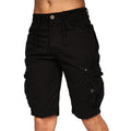 Black - Front - Crosshatch Mens Chaseforth Shorts