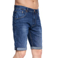 Dark Wash - Front - Duck and Cover Mens Mustone Denim Shorts