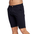 Navy - Side - Crosshatch Mens Sinwood Chino Shorts