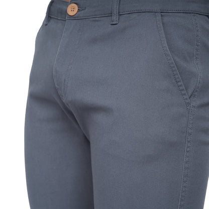 Petrol - Close up - Crosshatch Mens Sinwood Chino Shorts