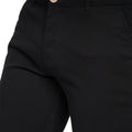 Black - Pack Shot - Crosshatch Mens Sinwood Chino Shorts