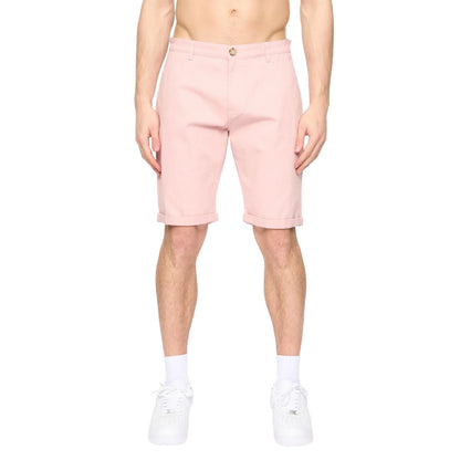 Soft Pink - Front - Crosshatch Mens Sinwood Chino Shorts