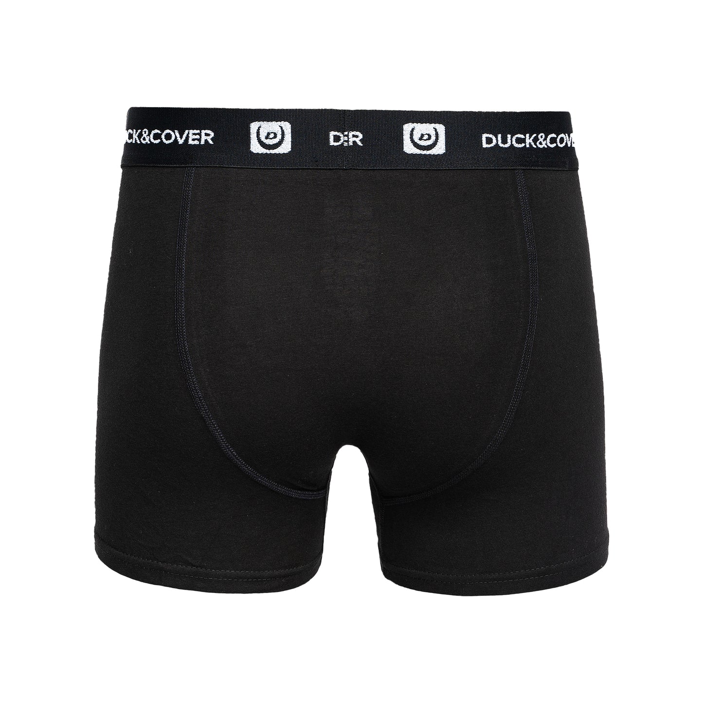 Black-White - Back - Duck and Cover Mens Villani Boxer Shorts (Pack of 3)
