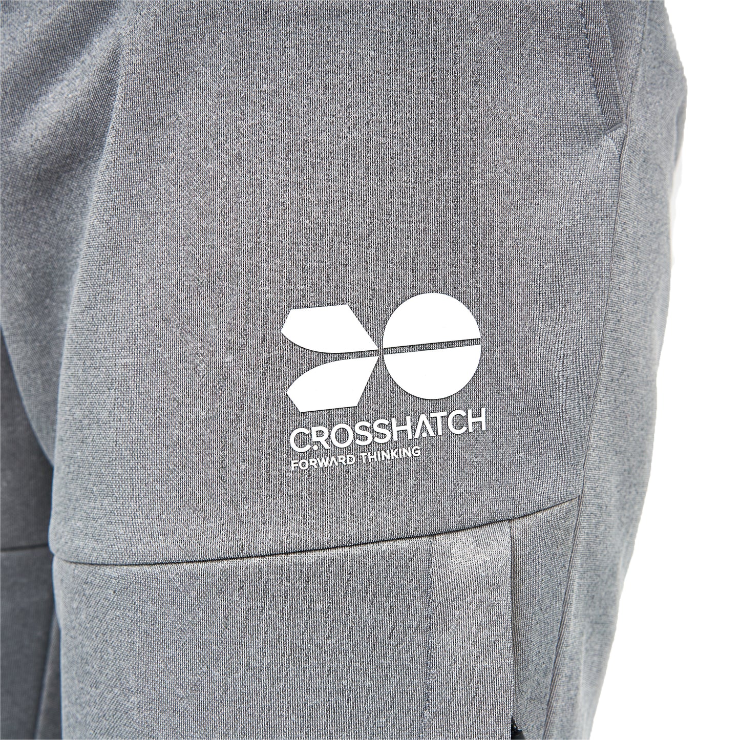Charcoal - Pack Shot - Crosshatch Mens Langtons Tracksuit Bottoms