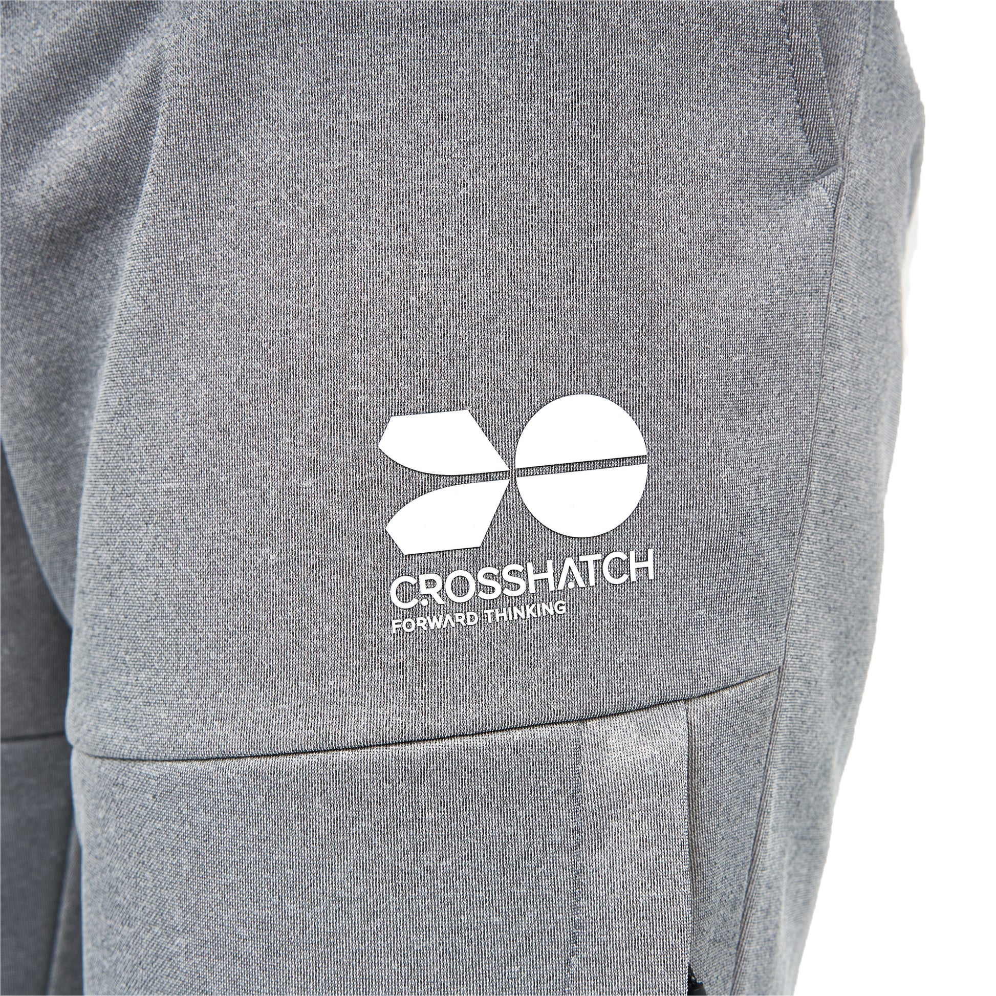 Charcoal - Pack Shot - Crosshatch Mens Langtons Tracksuit Bottoms