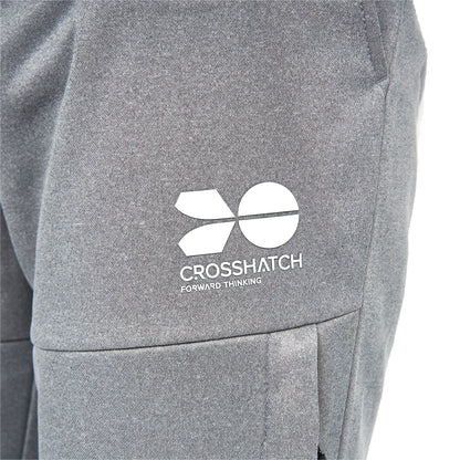 Charcoal - Pack Shot - Crosshatch Mens Langtons Tracksuit Bottoms