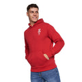 Red - Side - Duck and Cover Mens Lenta Hoodie