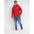 Red - Pack Shot - Duck and Cover Mens Lenta Hoodie