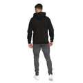 Black - Back - Duck and Cover Mens Pecklar Hoodie