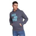 Navy - Side - Duck and Cover Mens Pecklar Hoodie